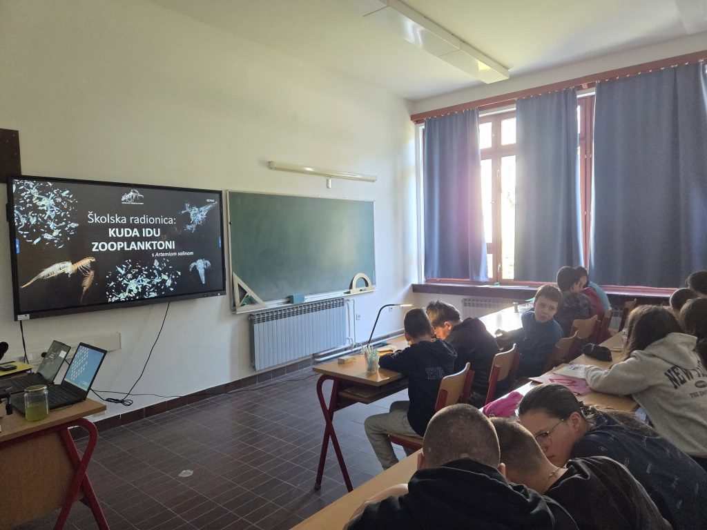 Radionica o zooplanktonu u OŠ Motovun